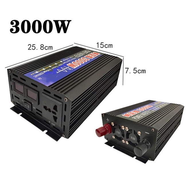 Bộ Kích Điện 3000W Nguồn 12V Sin Chuẩn Như Điện Lưới