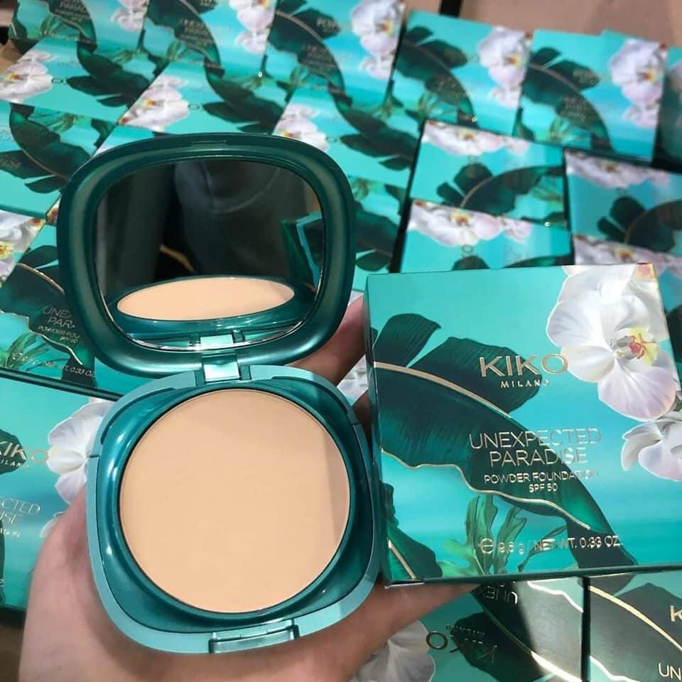 Phấn phủ KIKO UNEXPECTED PARADISE POWDER FOUNDATION SPF 50