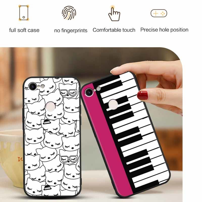 Ốp Điện Thoại TPU Silicone Cao Su Mềm Chống Nứt Cho Google Pixel 3 / 3XL