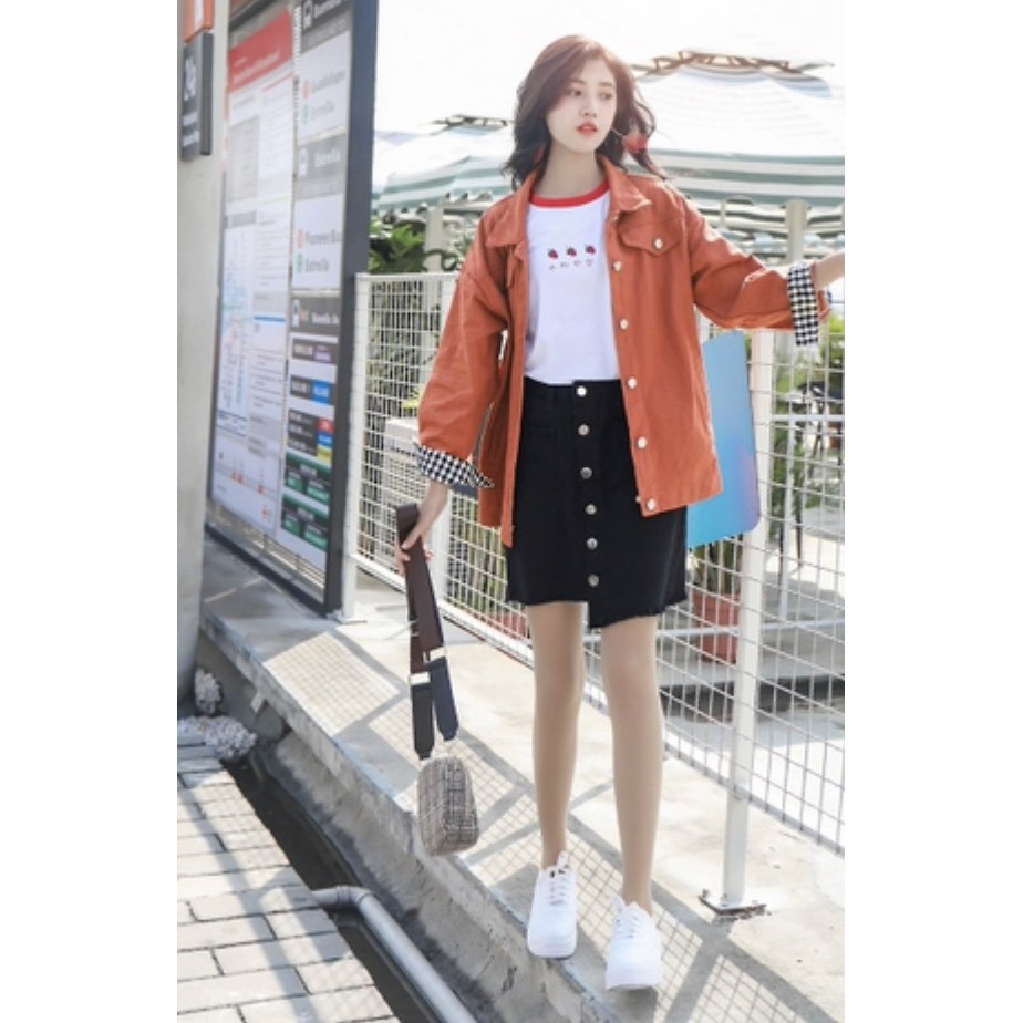 ÁO KHOÁC KAKI NỮ THIẾT KẾ NHẸ NHÀNG CUỐN HÚT | BigBuy360 - bigbuy360.vn