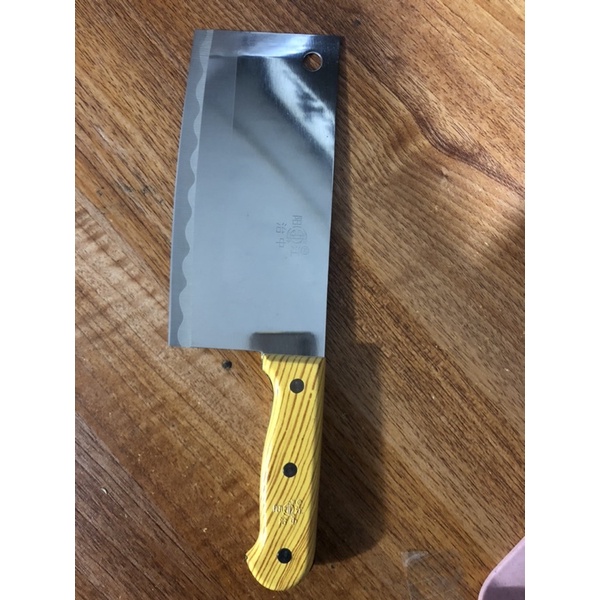Dao thái inox cán gỗ