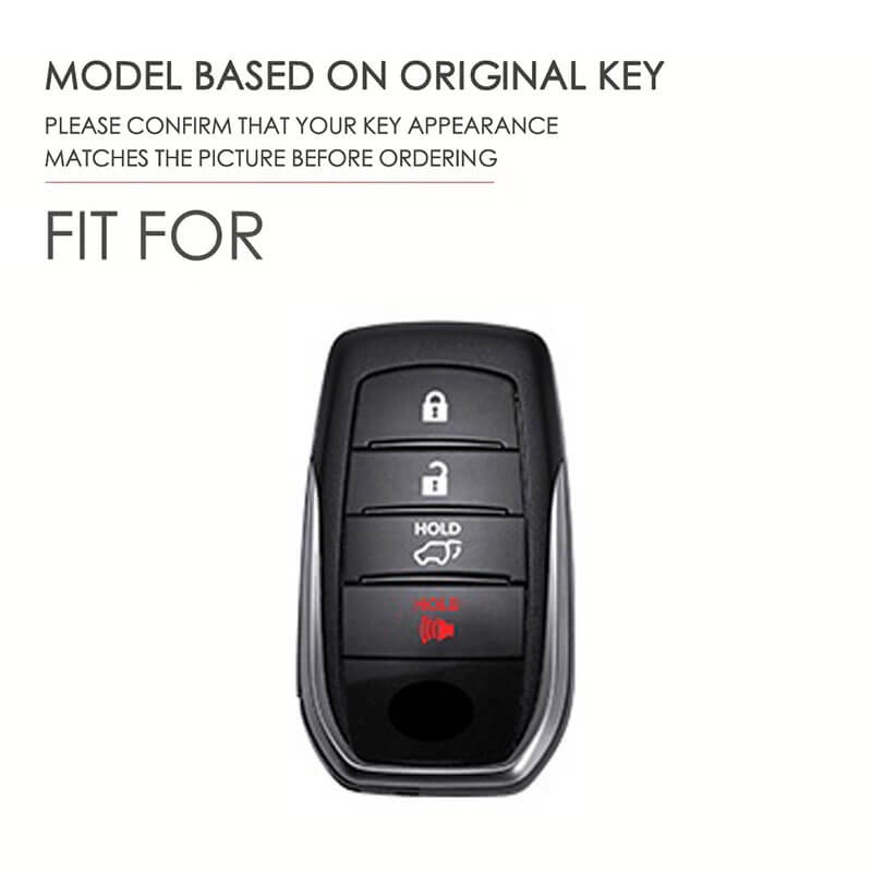 Ốp Bảo Vệ Chìa Khóa Xe Hơi Toyota Fortuner Bằng Chất Liệu Da