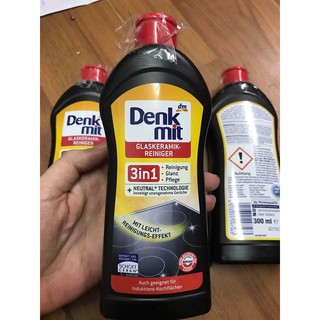 Dung dịch vệ sinh mặt kính bếp từ Denkmit 3 trong 1
