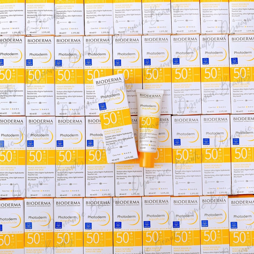 Kem chống nắng bioderma phổ rộng dành cho da dầu mụn nhạy cảm Bioderma photoderm aquafluide spf 50+ 40ml
