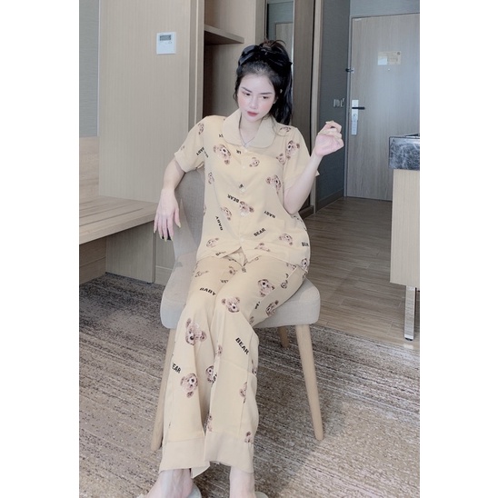 Bộ Xương Rồng , Tay dài cổ sen chất Mango Cao Cấp