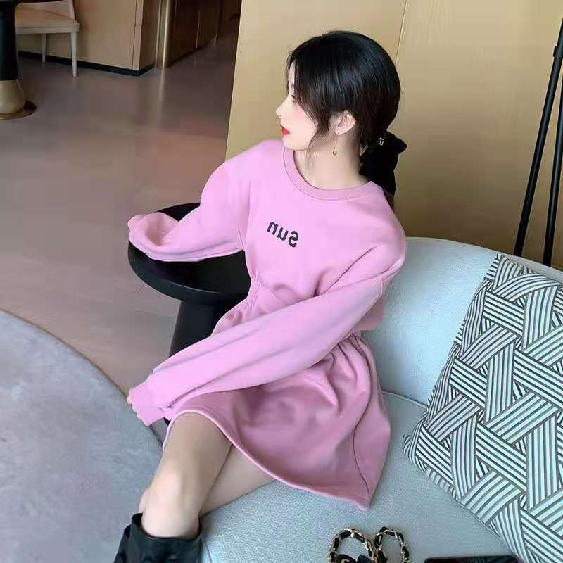 Đầm len Perty cho nữ thiết kế dáng rộng thời trang mùa thu theo phong cách Hàn Quốc mới