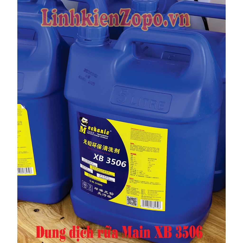 Dung dịch rửa Main Board Mạch XB-3506 Chính hãng Mechanic: Can Lớn 5L