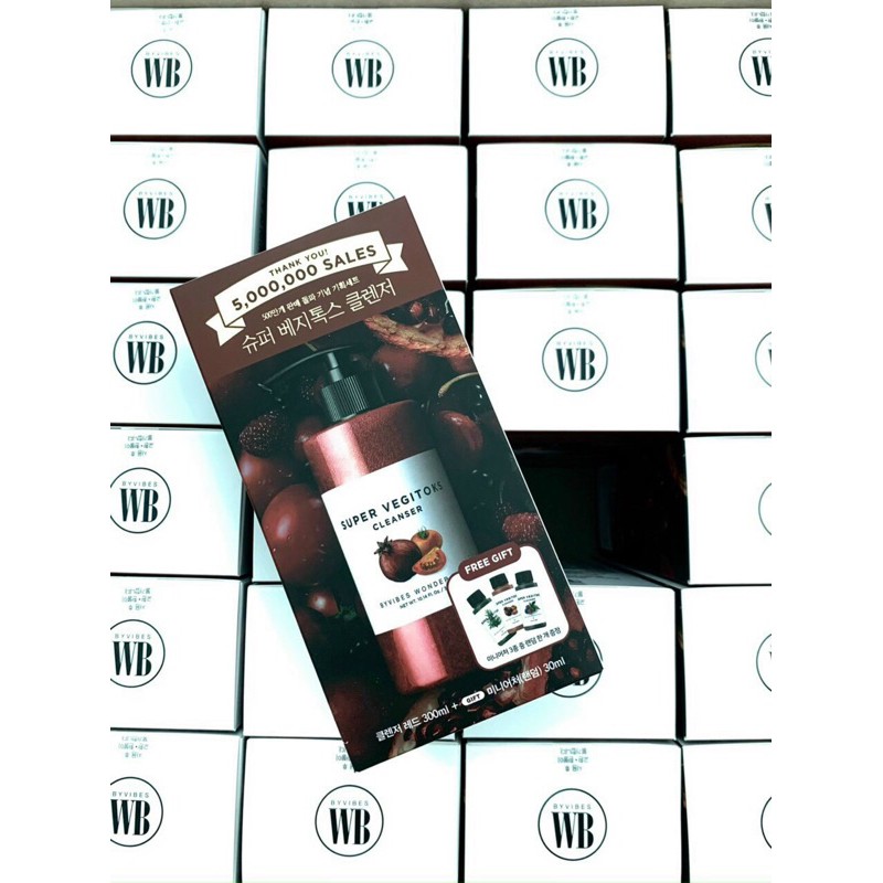 Sữa Rửa Mặt Thải Độc Rau Củ Sủi Bọt Super Vegitoks Cleanser 300ml Mẫu Mới | BigBuy360 - bigbuy360.vn