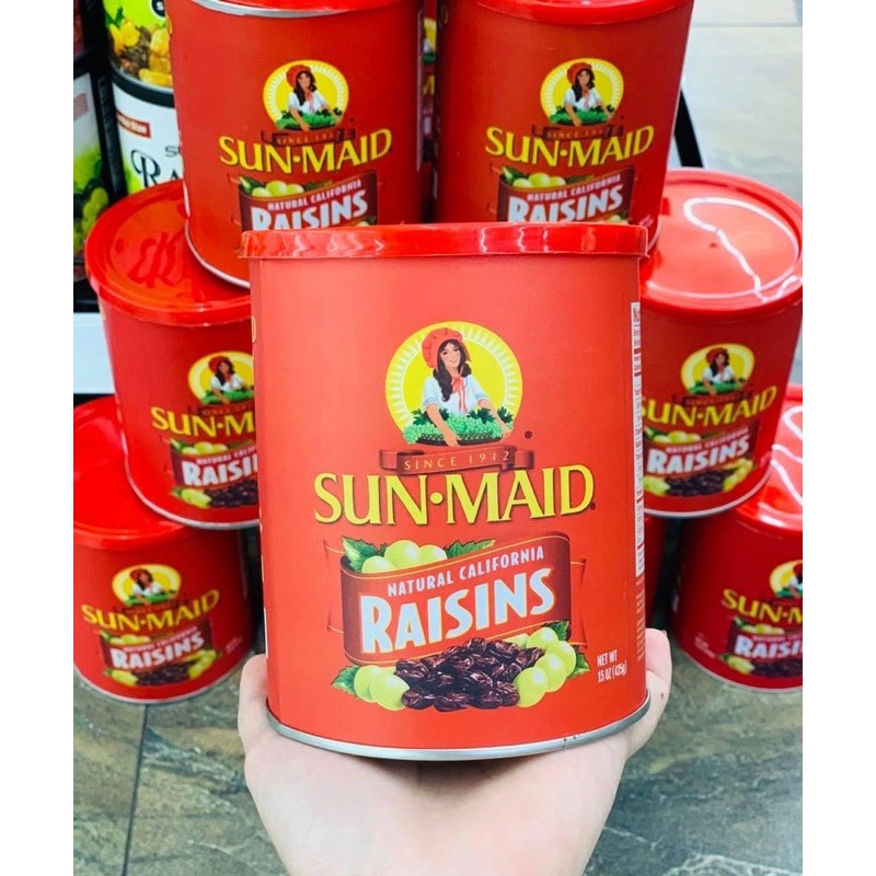 NHO KHÔ ĐỎ SUN MAID RAISINS