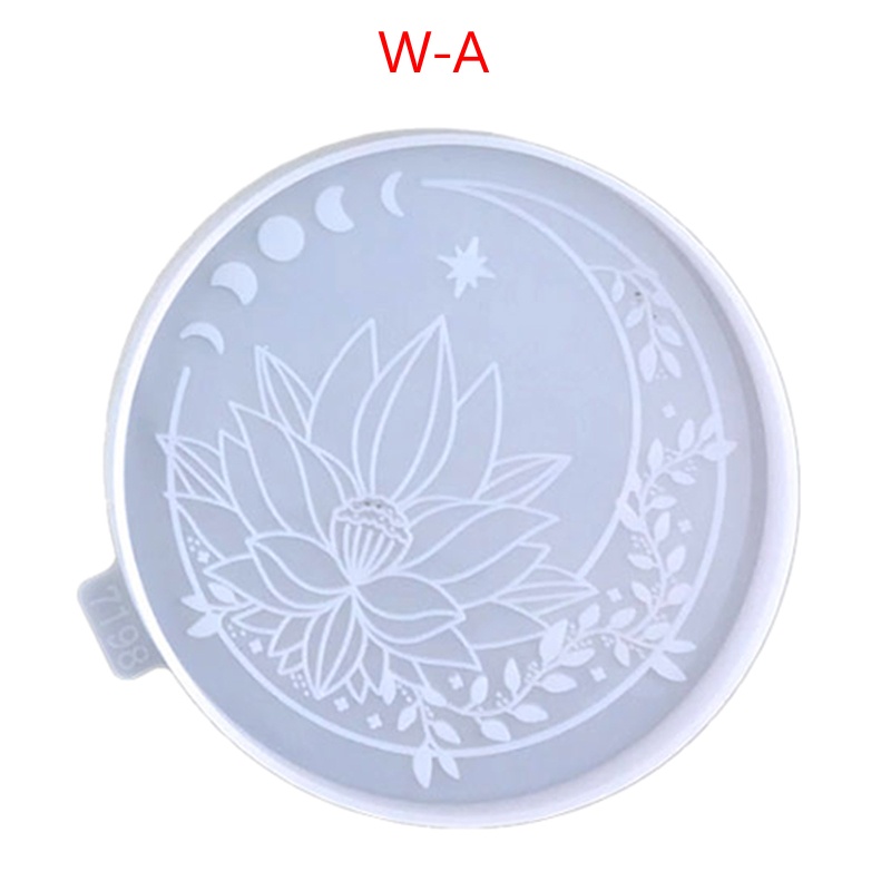 Sa Khuôn Silicon Làm Đế Lót Ly Hình Hoa Sen Độc Đáo