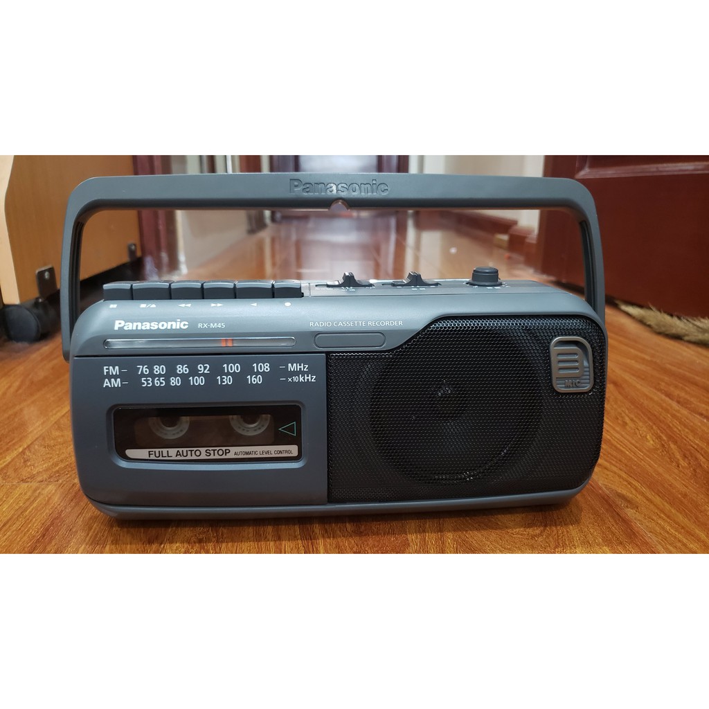 Đài Radio Cassette Panasonic Recorder RX-M45-H, Hàng Nội Địa Nhật Mới Nguyên Hộp