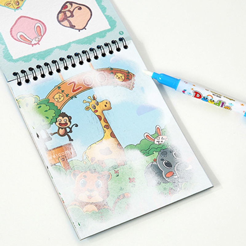 1 Sách Nuớc Tô Màu Ma Thuật Cho Bé Phát Triển Trí Tuệ