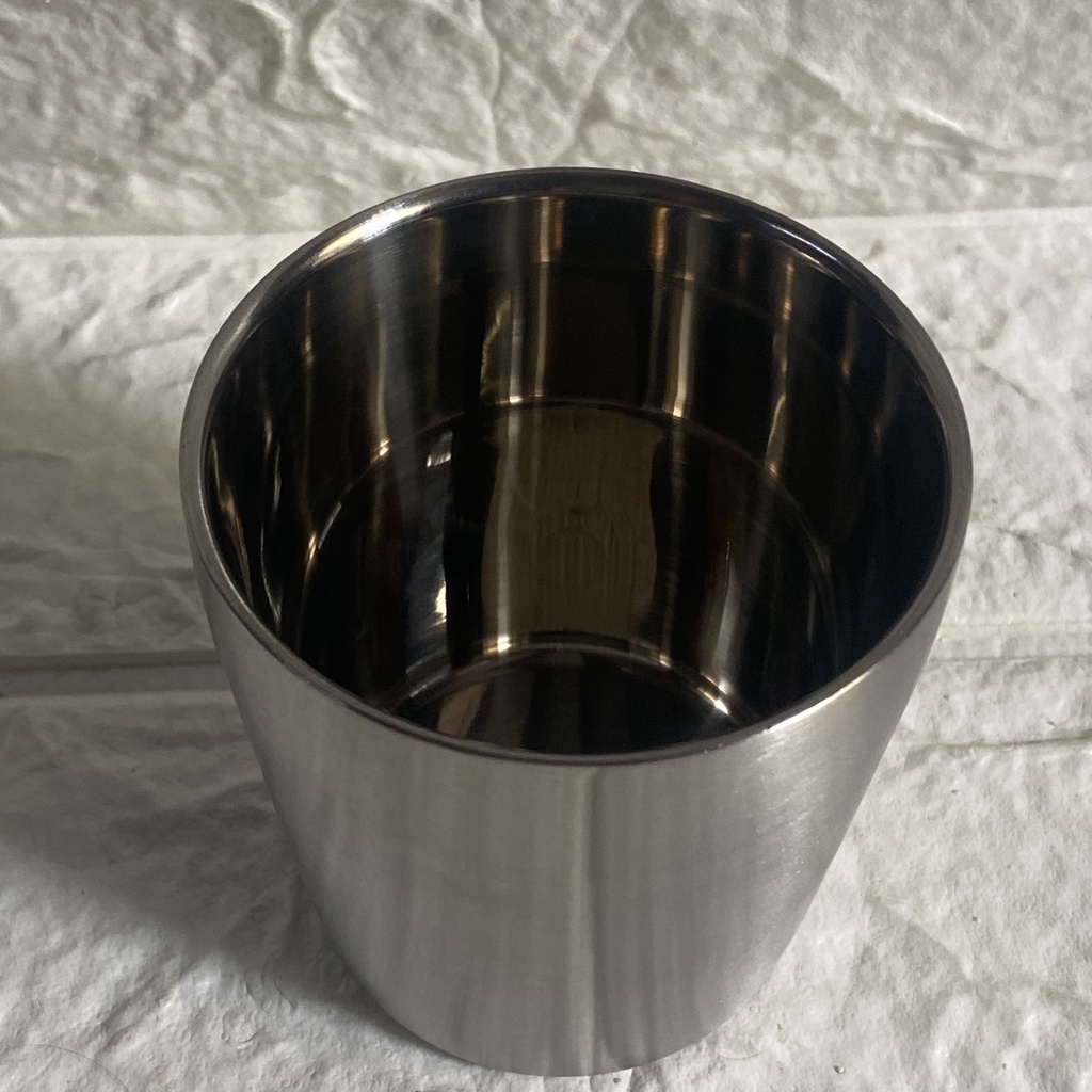 Bộ 5-10 Ly, cốc Inox 304 cao cấp 150ml không nắp. Giữ nhiệt. Thích hợp cho trẻ nhỏ. Làm đá. uống nước. cà phê...
