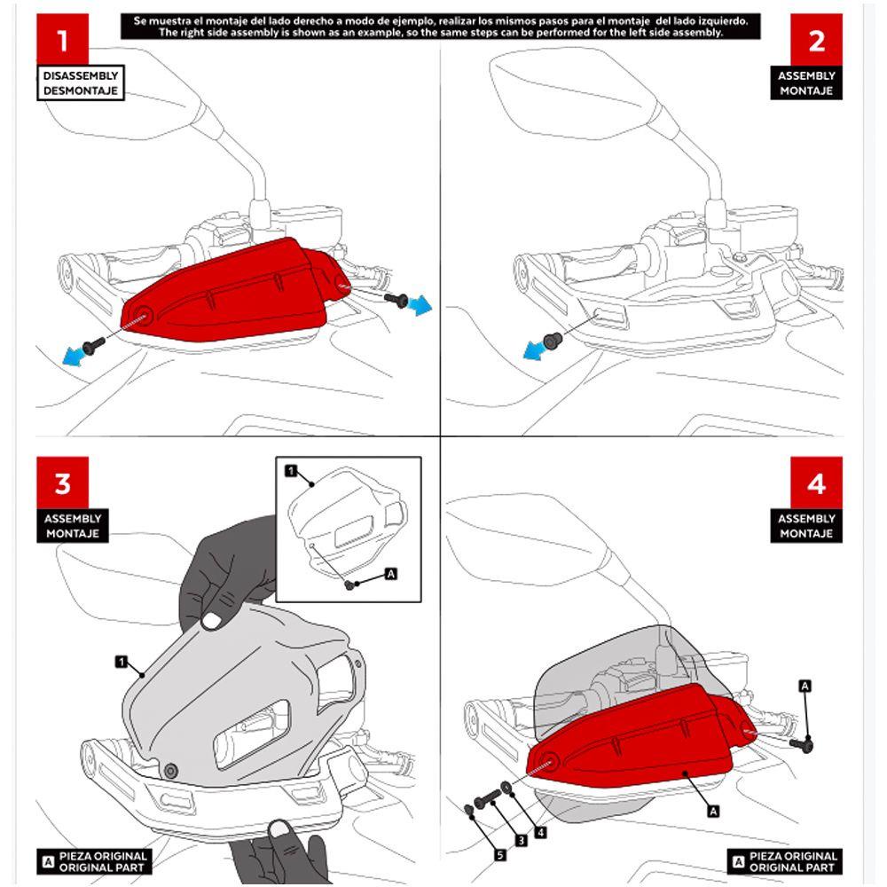 Kính Chắn Gió Chuyên Dụng Cho Xe Mô Tô Honda CRF1100L 2020-2021