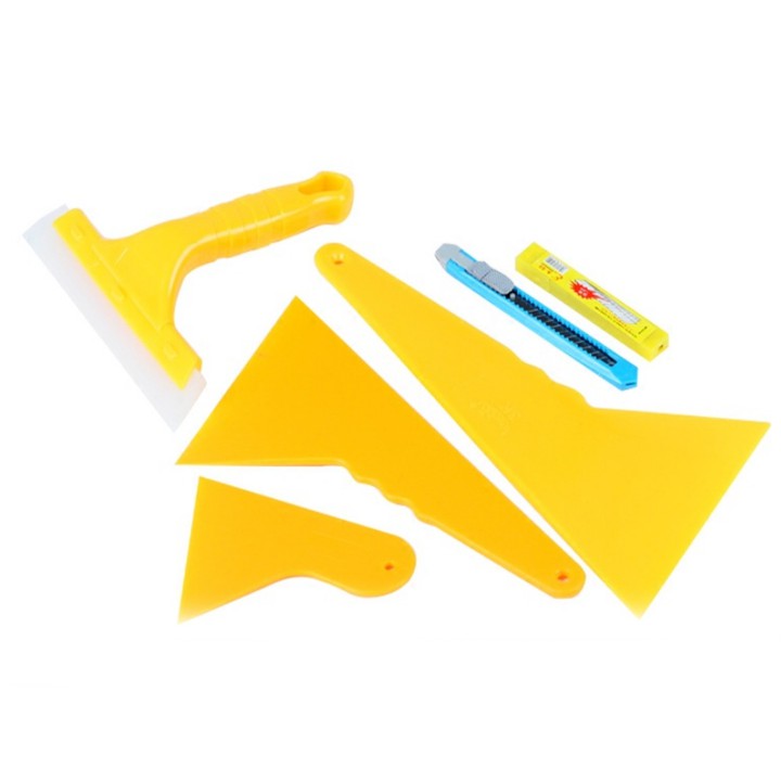 Bộ dụng cụ 6 món dùng dán Tem Decal xe Ô tô & Xe Máy