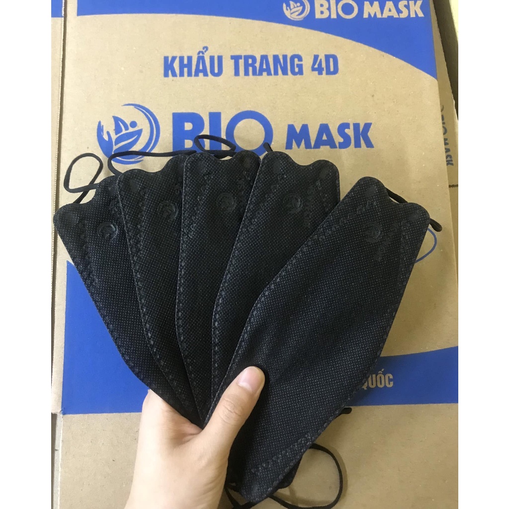 COMBO 100 KHẨU TRANG 4D KF94 Mask Chống Bụi Mịn Và Kháng Khuẩn Tiêu Chuẩn Hàn Quốc