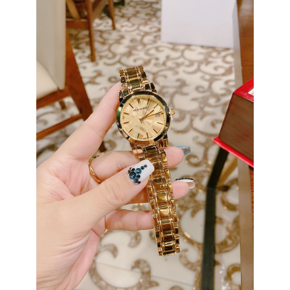 Đồng hồ nữ burberry dây kim loại không gỉ, hàng full box, thẻ bảo hành 12 tháng - Dongho.burberry | BigBuy360 - bigbuy360.vn