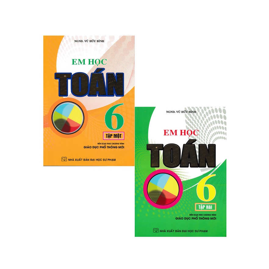 Sách - Combo Em Học Toán 6 Tập 1 , Tập 2