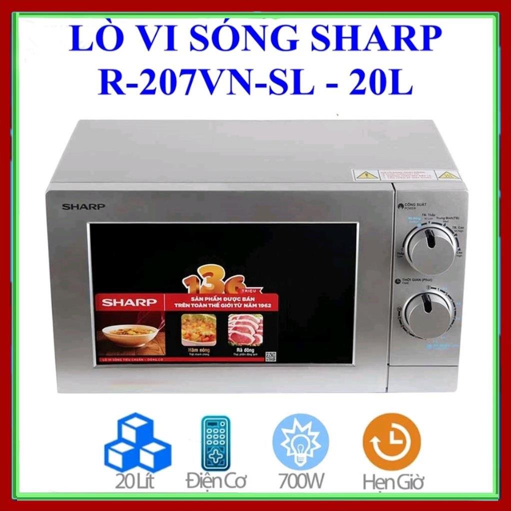 Lò vi sóng Sharp R-G222VN-S 20 lít có nướng | R-2235H 23 lít | R-207VN-SL 20 lít R-201VN-W không nướng - Hàng chính hãng