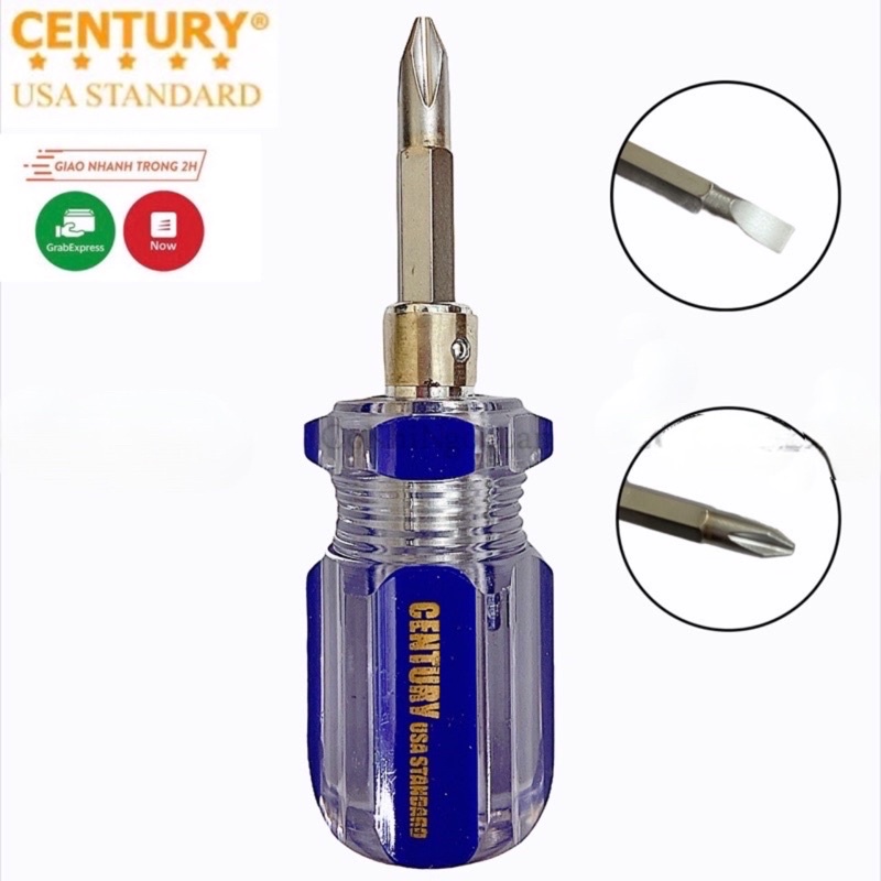 Tô Vít - Tuốc Nơ Vít Lùn 2 Đầu Đa Năng Century USA (6x38mm)