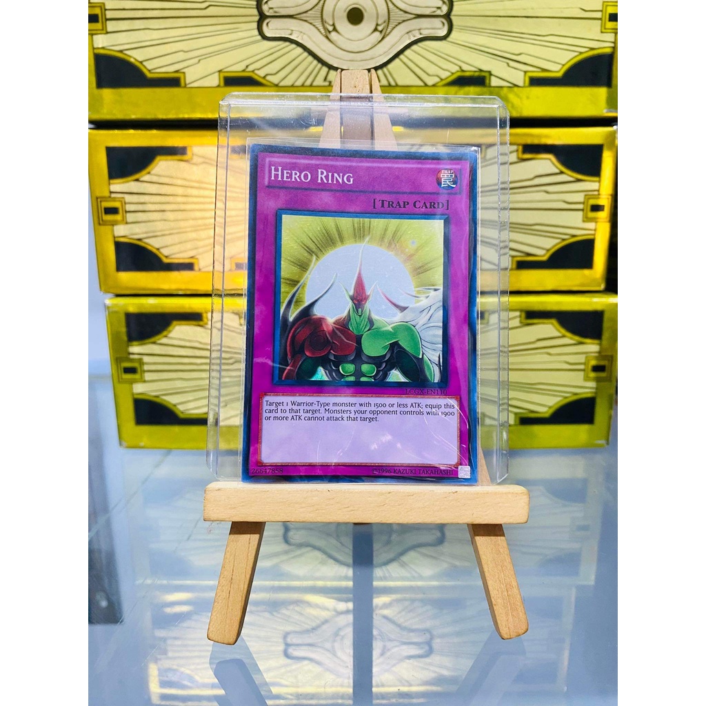 [ Dưa Hấu Yugioh ] Lá bài thẻ bài Hero Ring - Super Rare - Tặng bọc bài nhựa bảo quản