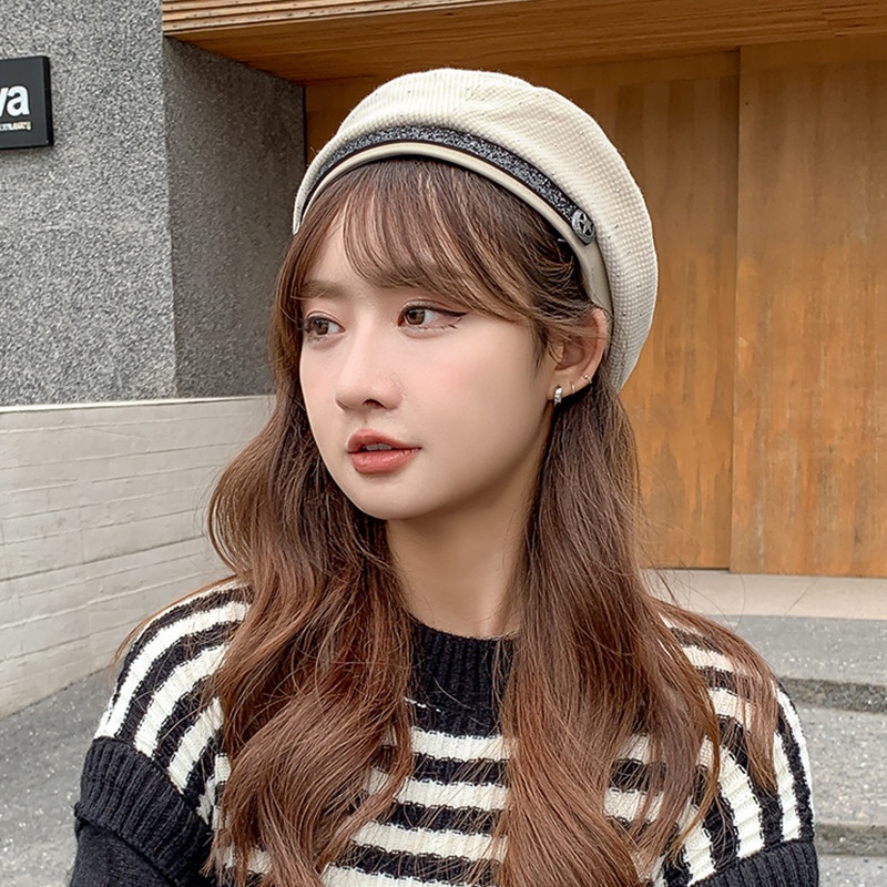 Mũ Nồi, Mũ Baret Thời Trang Phong Cách Hàn Quốc