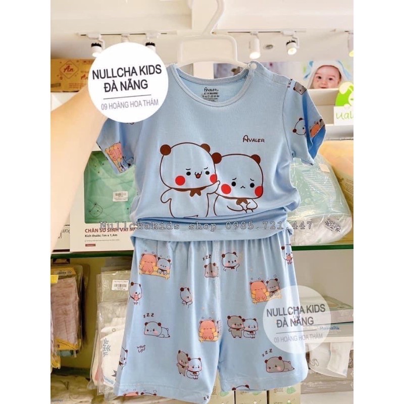 (Hà nam)Bộ cài vai sợi tre cộc tay mẫy mới của Avaler size từ 6-9m đến 3-4y