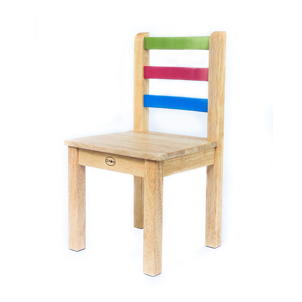 Ghế gỗ tựa lưng cho bé 12m+ -100% không dằm, láng mịn