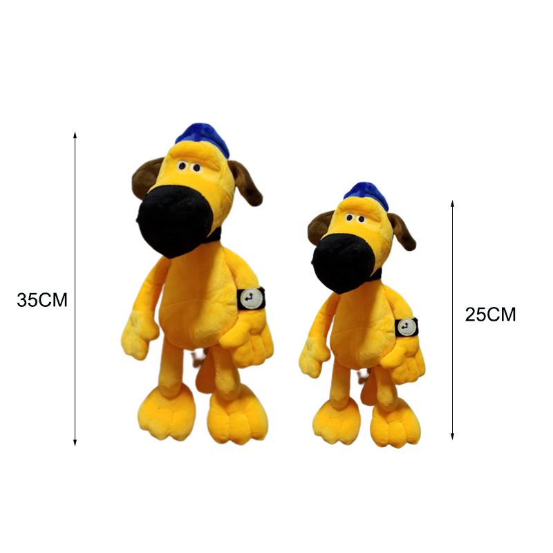 25cm/35cm Yellow Shepherd Yellow Bitzer Partner Shaun Dog Plush Doll Toy Accompany Baby Sleep Comforting Doll For Children's Day &amp; Mother's Day &amp; Birthday Gift