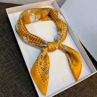 Khăn Lụa vuông quàng cổ - tuban- trang trí túi