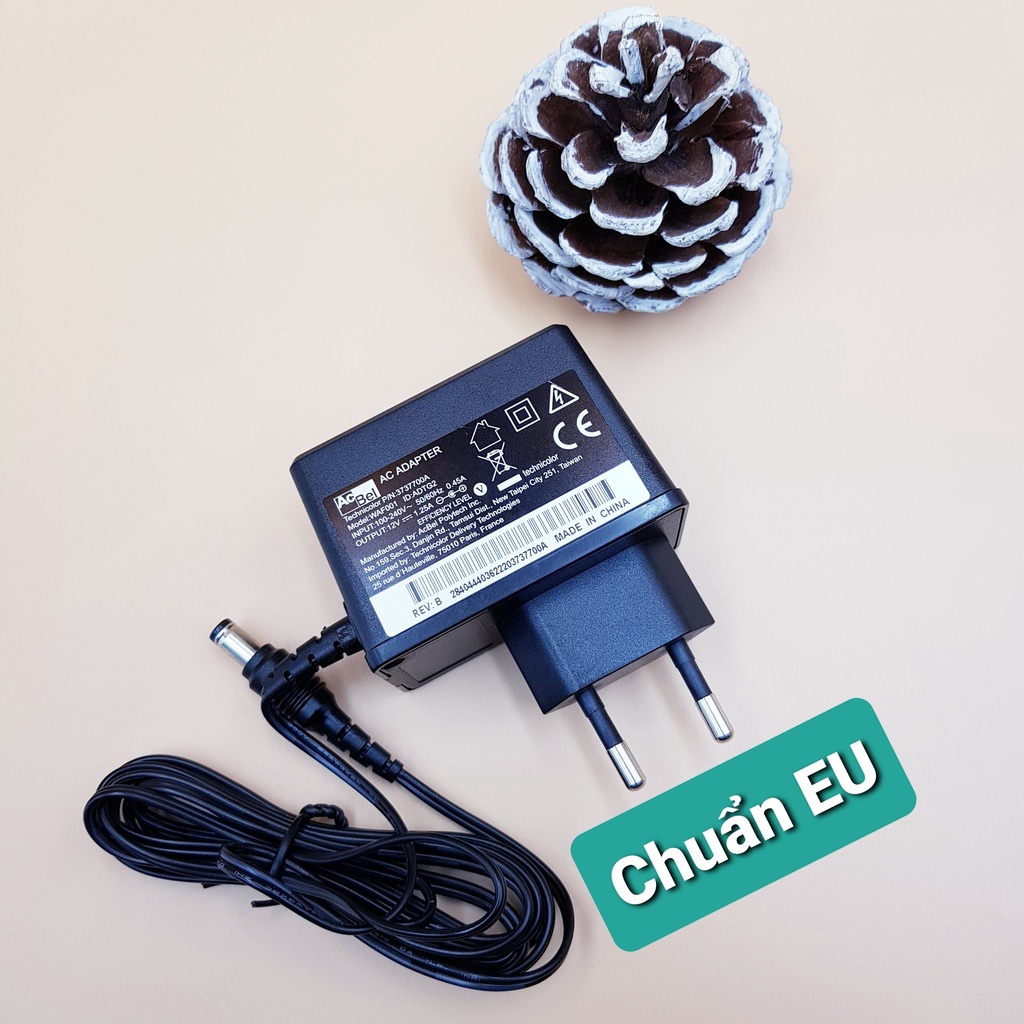 Nguồn Adapter 12V 1.25A Acbel WAF001 Jack 5.5mmx2.5mmNguồn Đầu K+ Technicolor, DSI424 VSTV, Camera Wifi-Shoplinhkienm2m