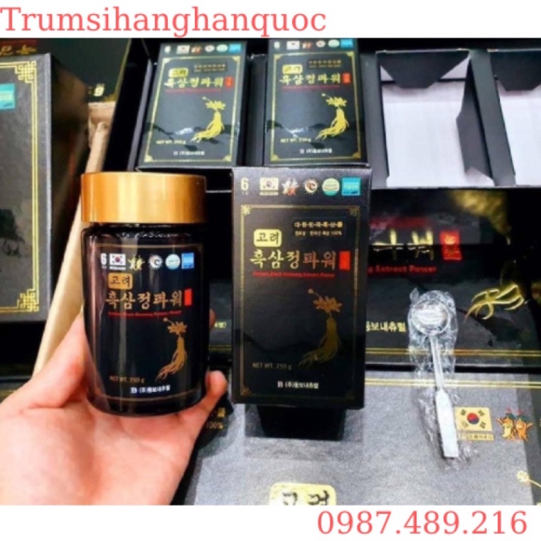 Cao Hắc Sâm sét 4 lọ 240g Nội địa Hàn Quốc [ Hàng Mới Về ]