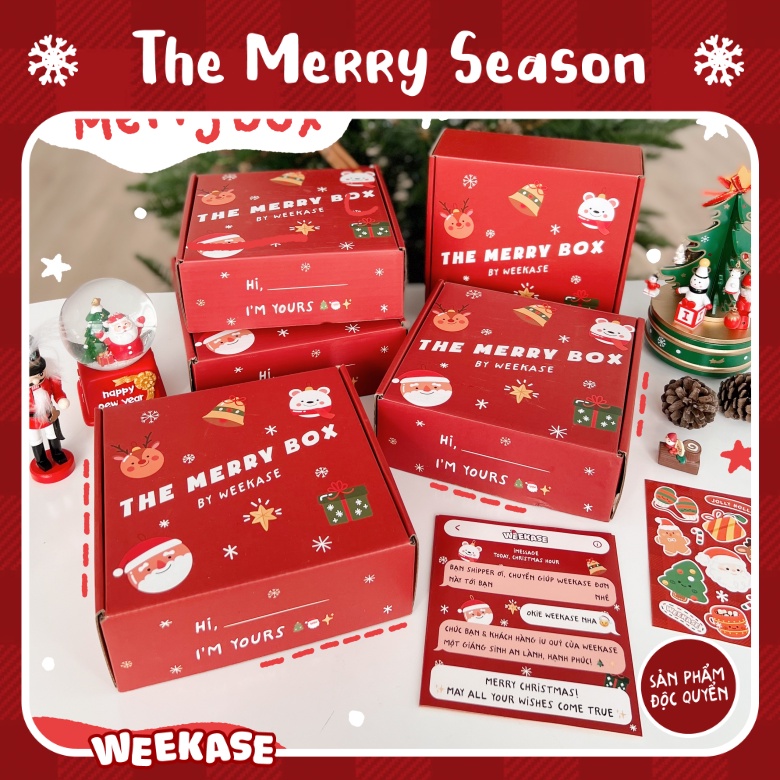 [Độc quyền] Hộp quà Weekase Merry Box 2021