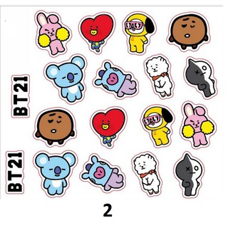 Sticker BTS, EXO, Wanna One, Got 7