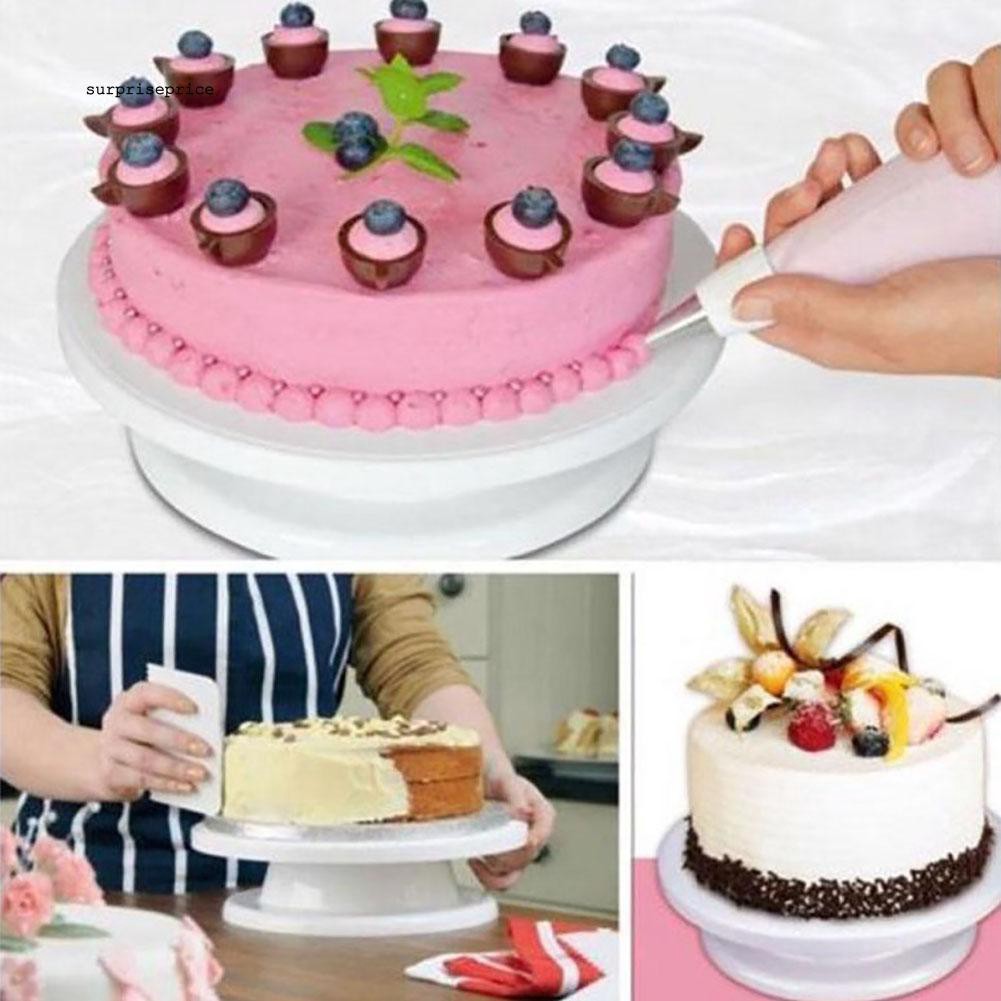 Đế đỡ xoay chống trượt trang trí bánh kem 28cm
