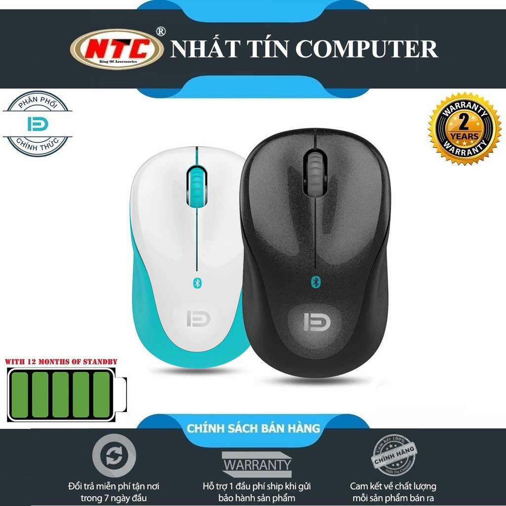 Chuột không dây Bluetooth FD V10b pin dùng đến 12 T (3 màu)