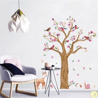 Decal dán tường Cây mùa xuân