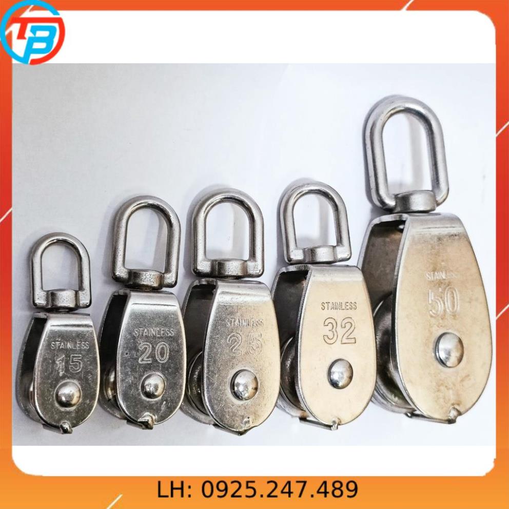 Ròng rọc INOX 304 số 20 CÁP THÉP Thái Bình VinàN