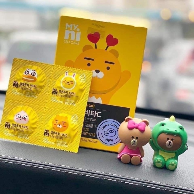 Kẹo Bổ Sung Vitamin C của My.ni Fresh TokTok vitac 108 viên - quà tặng cho đề kháng và miễn dịch của trẻ