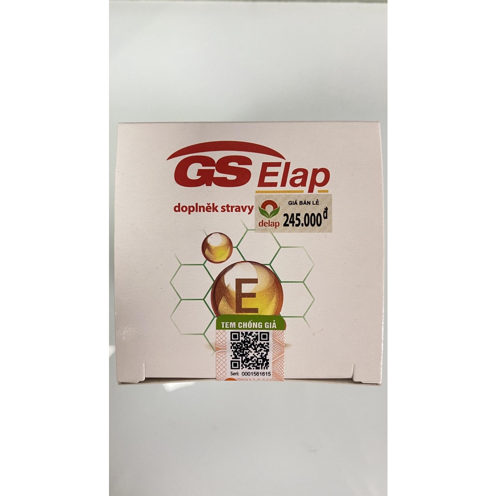 GS Elap.Bổ Sung Vitamin E Chống Oxy Hóa,Sáng Da,Mờ Nếp Nhăn,Thâm Sạn Da