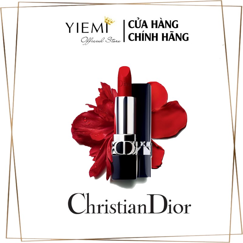 Son Dior Rouge Chính Hãng New 2021, Siêu Sang Chảnh, Cho Đôi Môi Nàng Mịn Màng