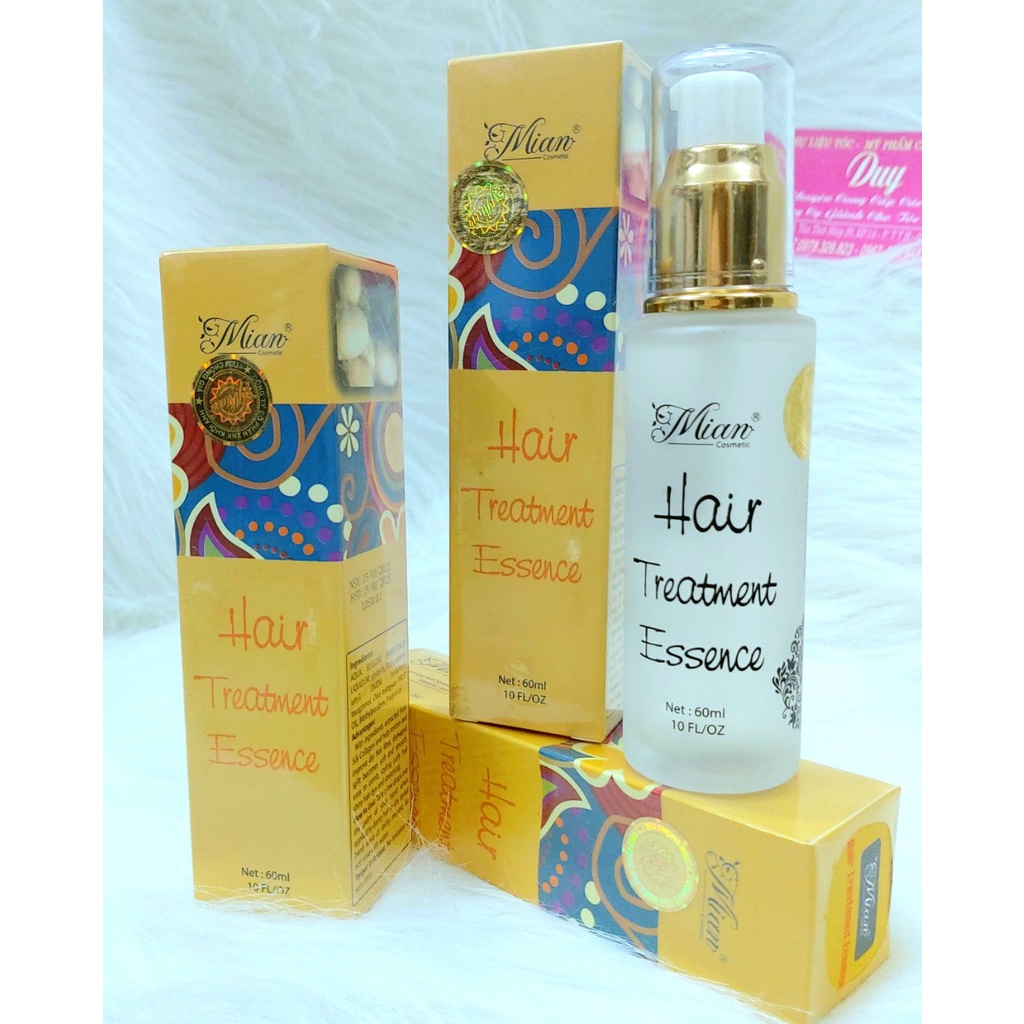 TINH DẦU DƯỠNG TÓC MIAN & GOLDFACE - TINH DẦU BƯỞI - TINH DẦU COLLAGEN TƠ TẰM CHO MÁI TÓC MỀM MƯỢT 60ML