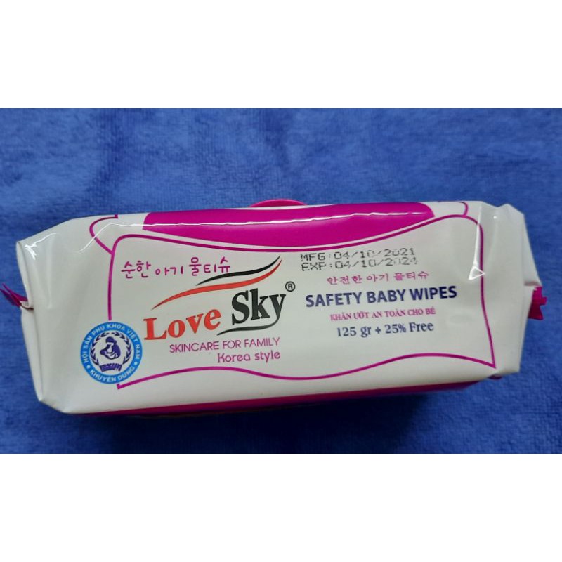 Khăn giấy ướt Sky 125 gr không mùi