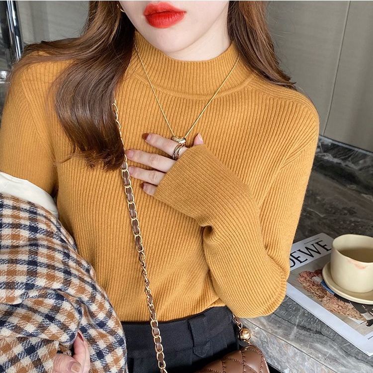 Áo Sweater Cổ Cao Phong Cách Thời Trang Thu Đông Mới