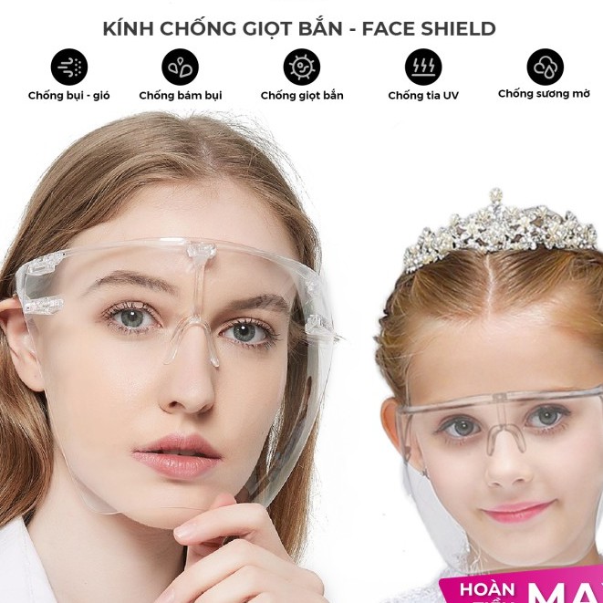 Kính bảo hộ chống giọt bắn nam nữ Thiên Hà Optical BH01