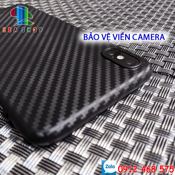 Ốp lưng iPhone - vân CARBON - SIÊU MỎNG - iPhone 6,6s Plus, SE 2, 7 Plus, 8 Plus,XS Max, XR, 11 Pro Max,12 Mini, 12 Pro
