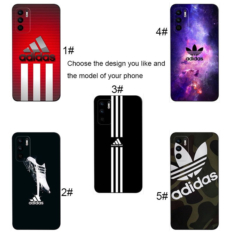 Ốp Điện Thoại Silicon Mềm Hình LOGO Adidas Cho Samsung Galaxy S22 Plus Note 20 Ultra 10 9 8 Plus Lite SE80