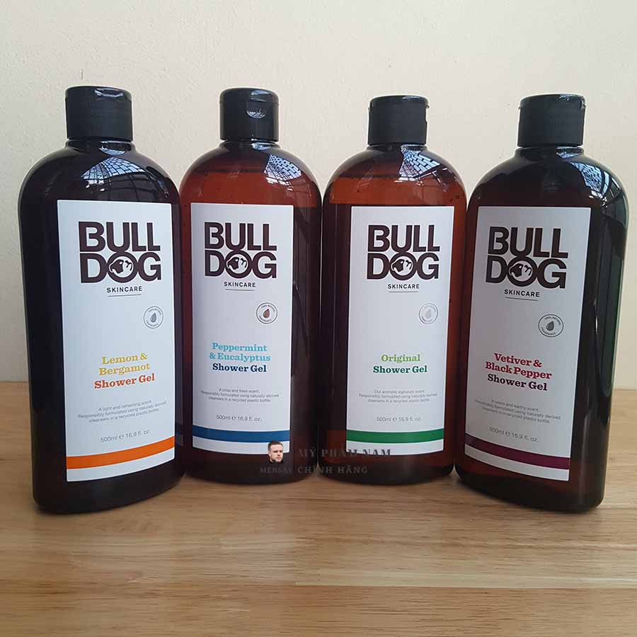 Sữa tắm cho nam Bulldog Shower Gel 500ml, sữa tắm cao cấp cho nam, nhập khẩu chính hãng UK