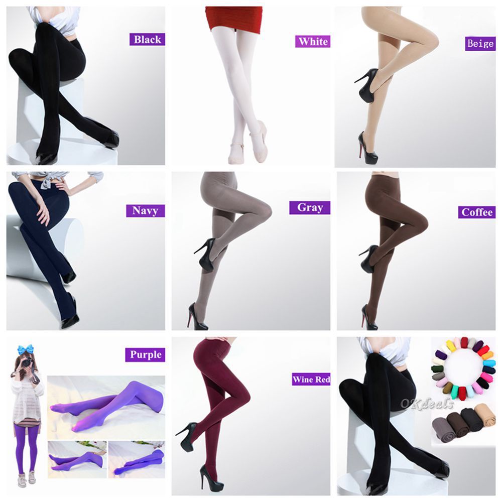 CLEVER Thick 120D Beauty Sexy Stockings Pantyhose Tights Footed Socks Opaque