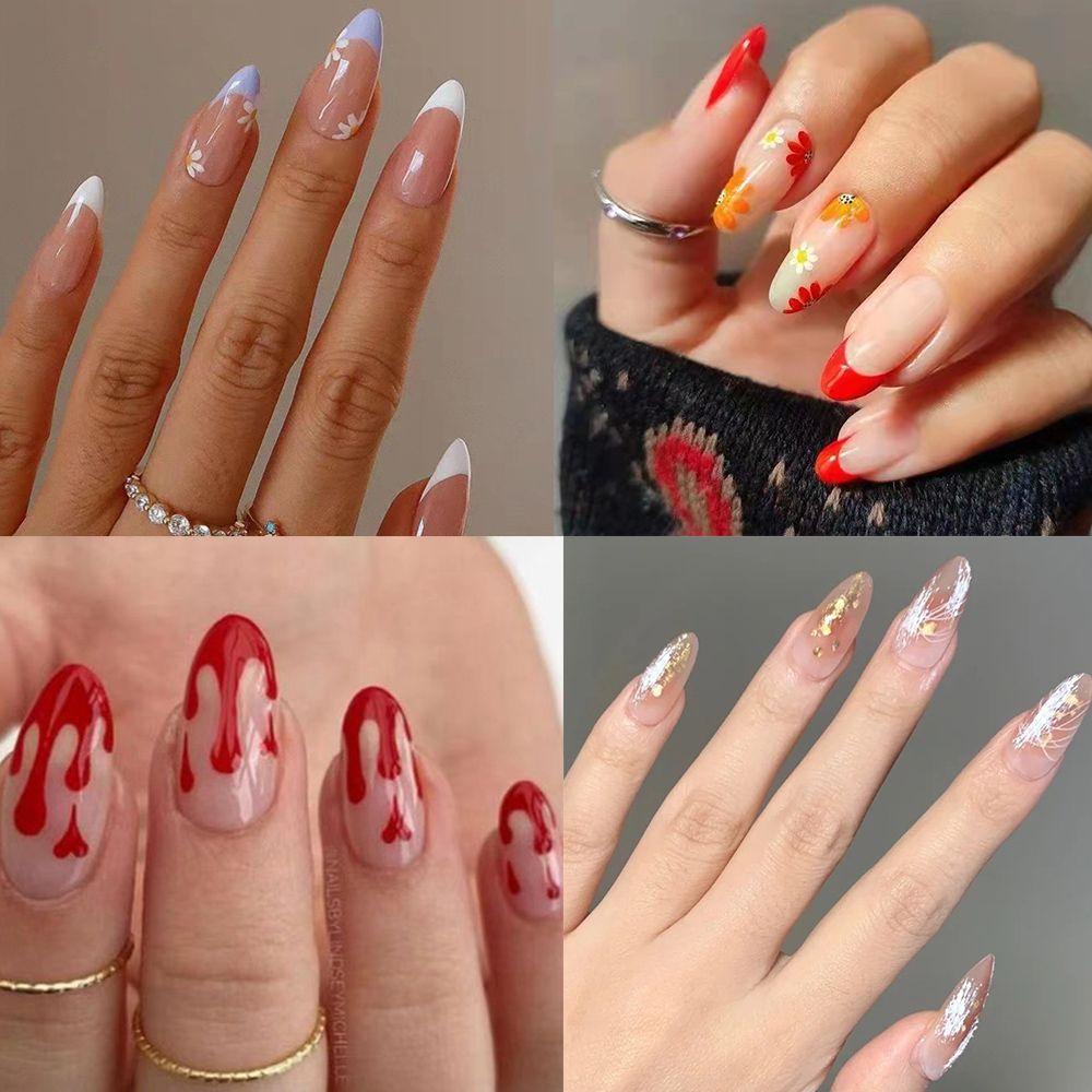 Bộ 24 Móng Tay Giả Thời Trang Cho Nữ